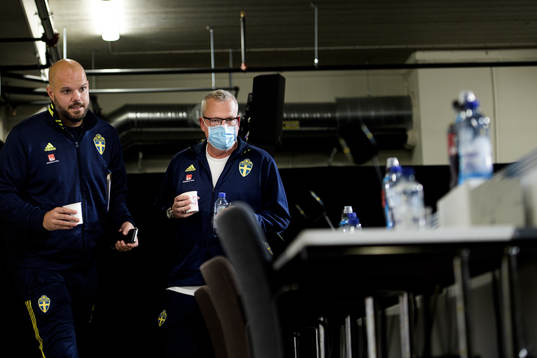 Head coach Janne Andersson of the Swedish national football