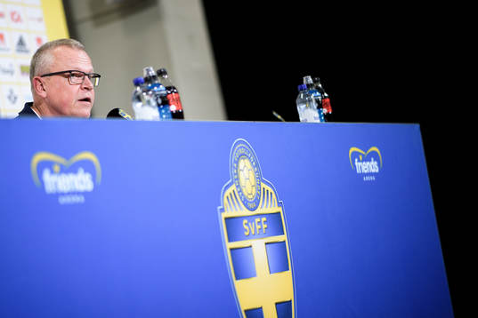 Head coach Janne Andersson of the Swedish national football