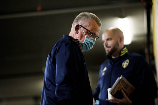 Head coach Janne Andersson of the Swedish national football