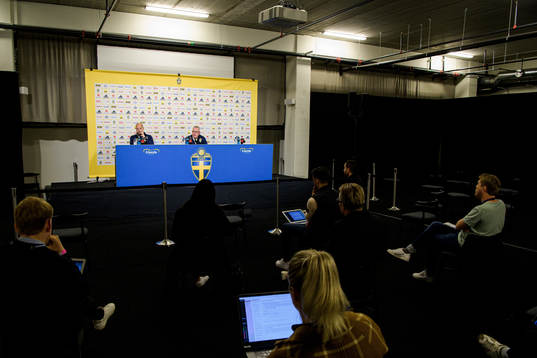 Head coach Janne Andersson of the Swedish national football