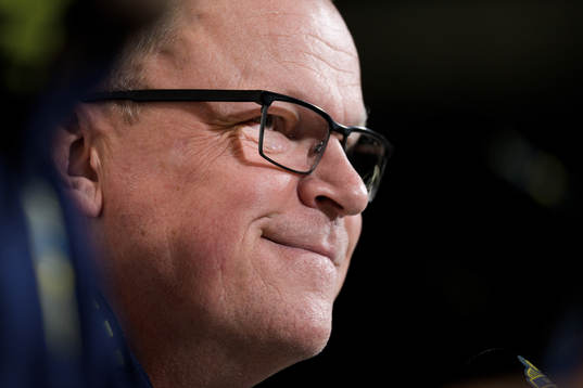 Head coach Janne Andersson of the Swedish national football