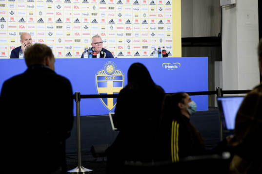 Head coach Janne Andersson of the Swedish national football