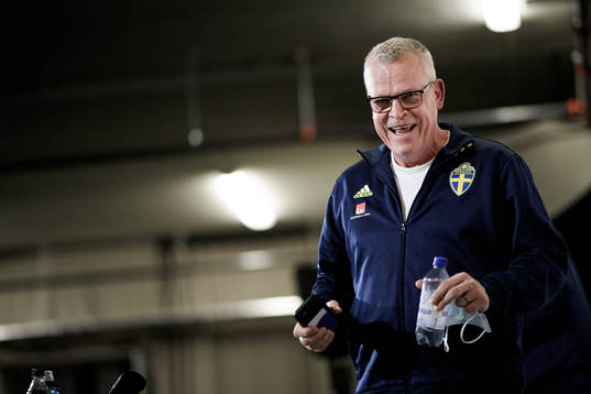 Head coach Janne Andersson of the Swedish national football