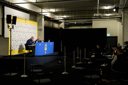Head coach Janne Andersson of the Swedish national football
