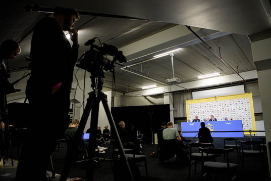 Head coach Janne Andersson of the Swedish national football