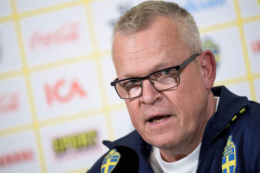 Head coach Janne Andersson of the Swedish national football