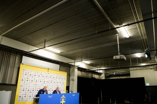 Head coach Janne Andersson of the Swedish national football
