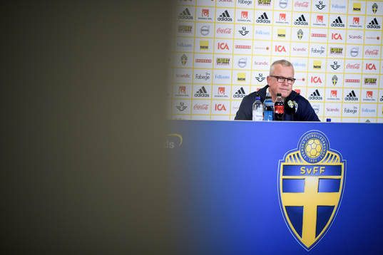 Head coach Janne Andersson of the Swedish national football