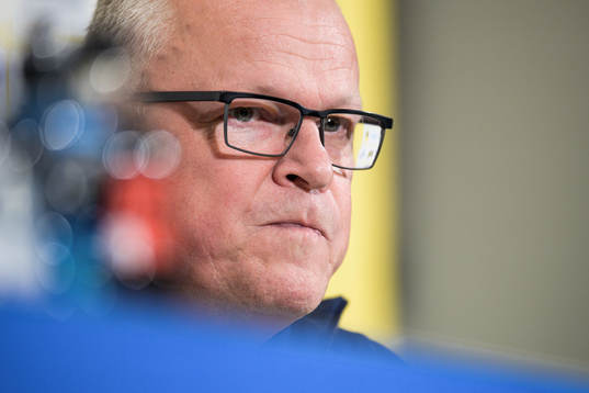 Head coach Janne Andersson of the Swedish national football