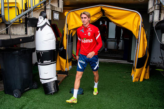 Dennis Johnsen of the Norwegian national football team