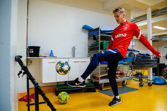 Martin Ødegaard of the Norwegian national football team