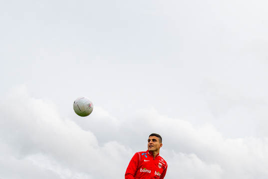Mohamed Elyounoussi of the Norwegian national football team
