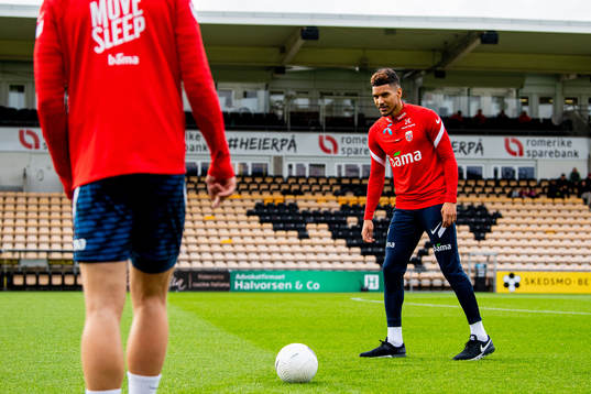 Ohi Omoijuanfo of the Norwegian national football team
