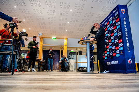 Ståle Solbakken, head coach of the Norwegian national