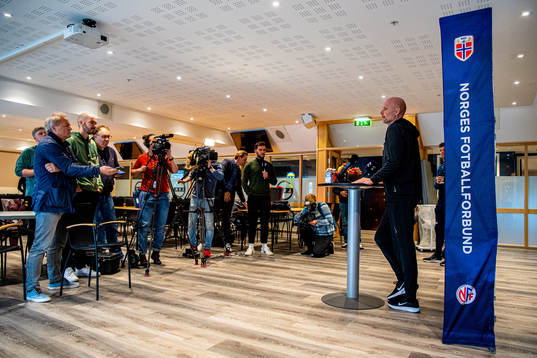 Ståle Solbakken, head coach of the Norwegian national