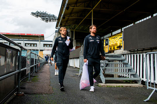Iver Fossum and Stefan Strandberg of the Norwegian national