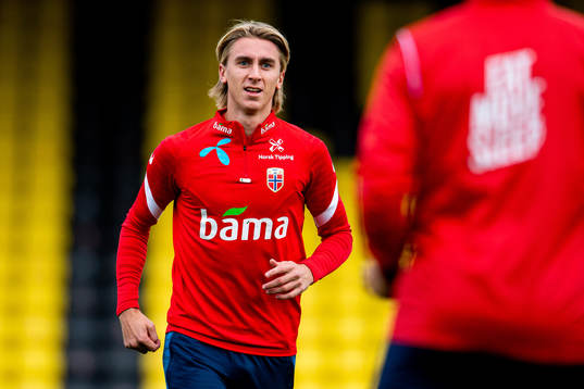 Dennis Johnsen of the Norwegian national football team