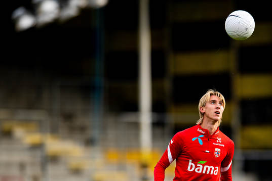 Dennis Johnsen of the Norwegian national football team