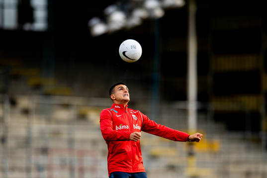 Mohamed Elyounoussi of the Norwegian national football team
