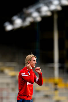 Dennis Johnsen of the Norwegian national football team