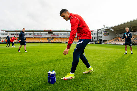 Mohamed Elyounoussi of the Norwegian national football team