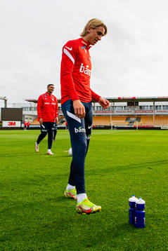 Dennis Johnsen of the Norwegian national football team