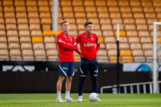 Marcus Holmgren Pedersen and Fredrik André Bjørkan of the