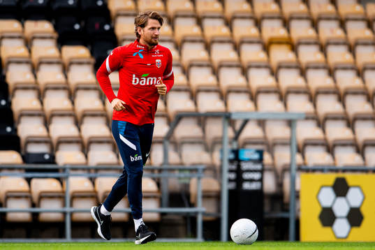 Stefan Strandberg of the Norwegian national football team