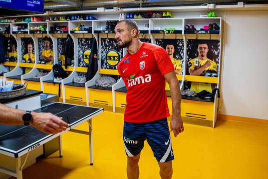 Veton Berisha of the Norwegian national football team