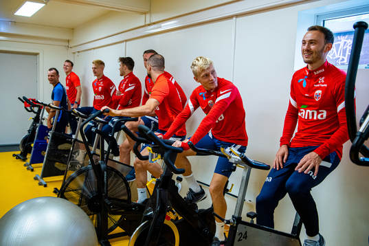 Birger Meling and Fredrik Aursnes of the Norwegian national
