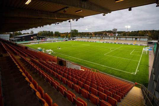 Iver Arena innan fotbollsmatchen i Superettan mellan