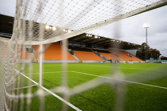 Iver Arena innan fotbollsmatchen i Superettan mellan