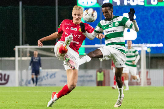 GAIS Filip Örnblom och Västerås Taha Abdi Ali