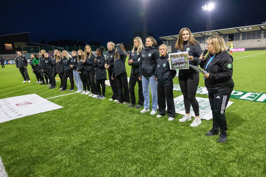 Västerås damlag som vann division 3