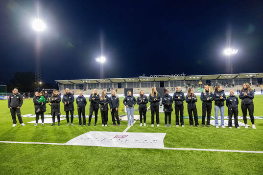 Västerås damlag som vann division 3