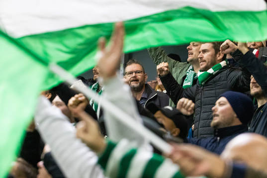 Västerås supportrar jublar