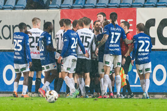 Irriterat mellan spelarna