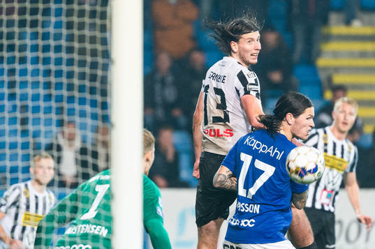 Landskronas Andreas Murbeck och Trelleborgs Isak Jönsson