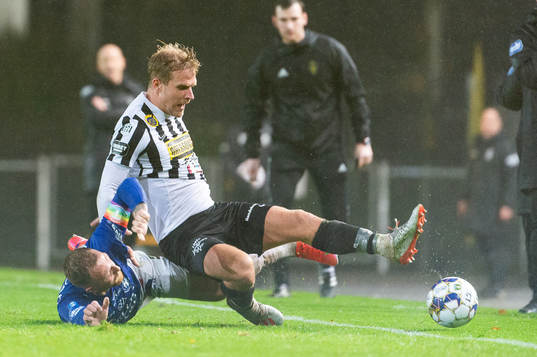 Trelleborgs Fritiof Björkén och Landskronas Linus Olsson
