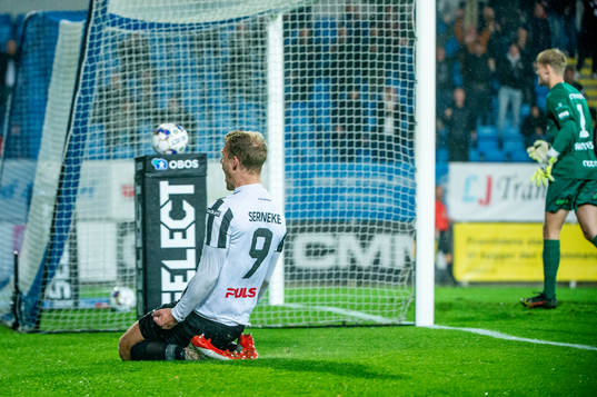 Landskronas Linus Olsson jublar