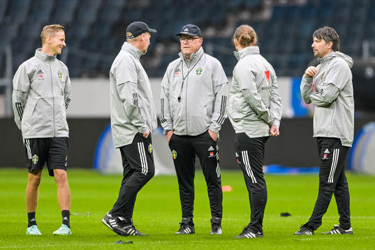 Head coach Janne Andersson of the Swedish national football