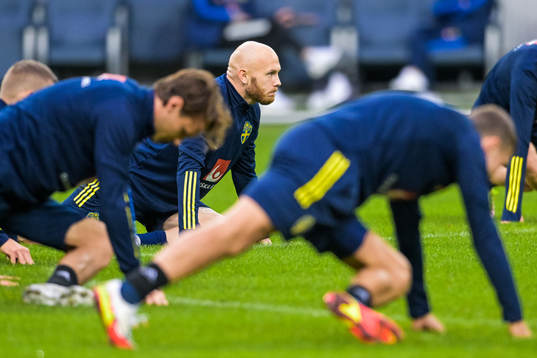 Magnus Eriksson of the Swedish national football team