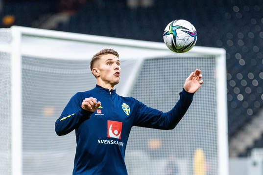 Viktor Gyökeres of the Swedish national football team