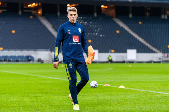 Viktor Gyökeres of the Swedish national football team