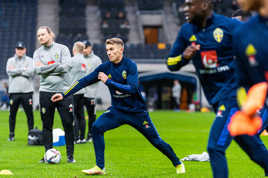 Viktor Gyökeres of the Swedish national football team