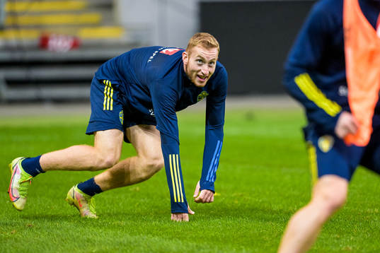Dejan Kulusevski of the Swedish national football team