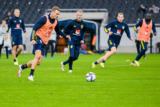 Viktor Claesson of the Swedish national football team