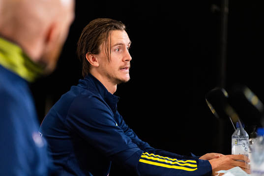 Kristoffer Olsson of the Swedish national football team
