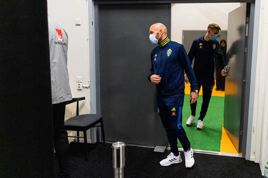 Magnus Eriksson of the Swedish national football team