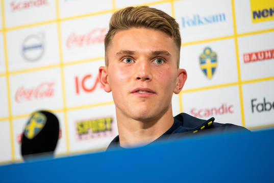 Viktor Gyökeres of the Swedish national football team